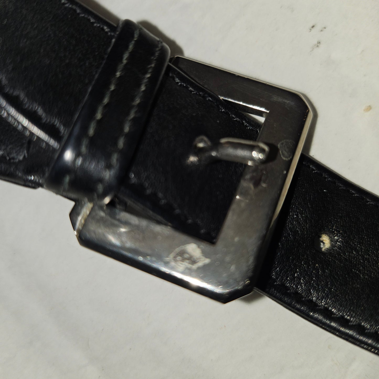 G. Gucci very early black suede boxy shoulder bag w sterling & enamel accents