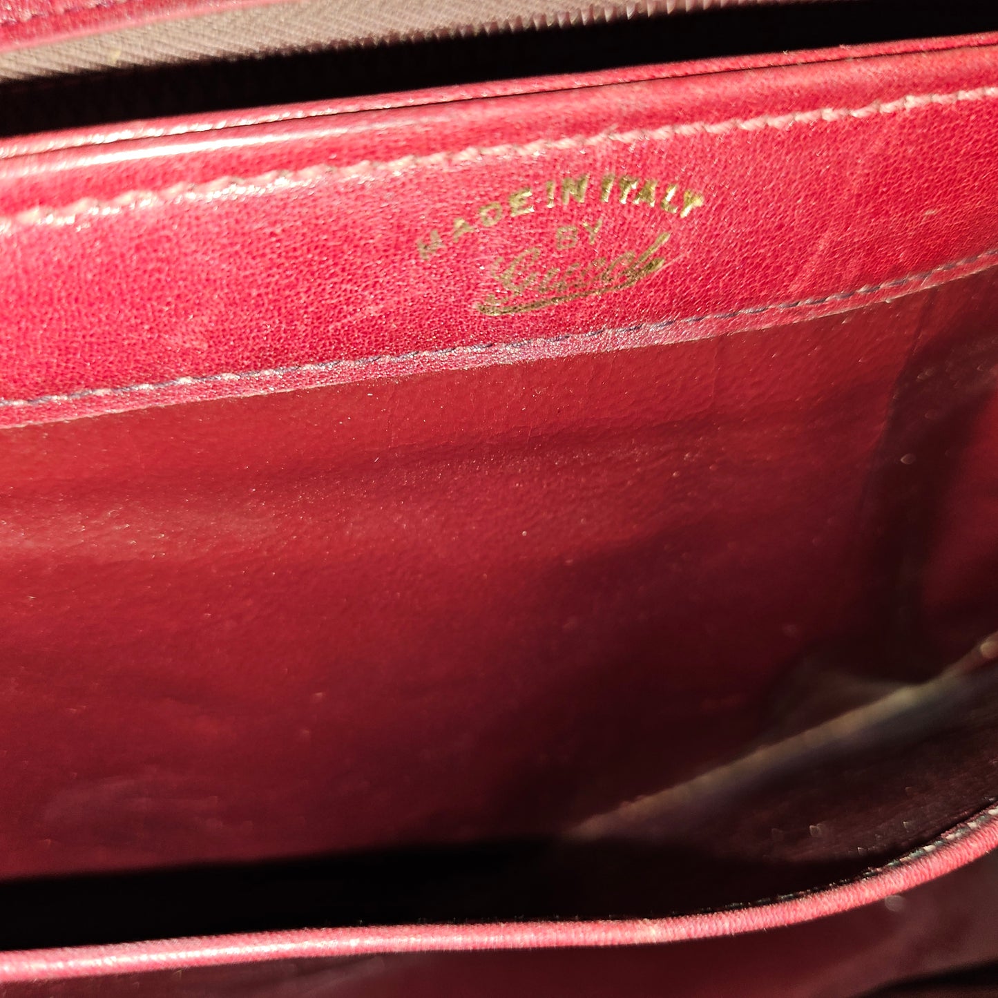 Gucci Jackie 1961 mod red leather boxy cross body or shoulder bag