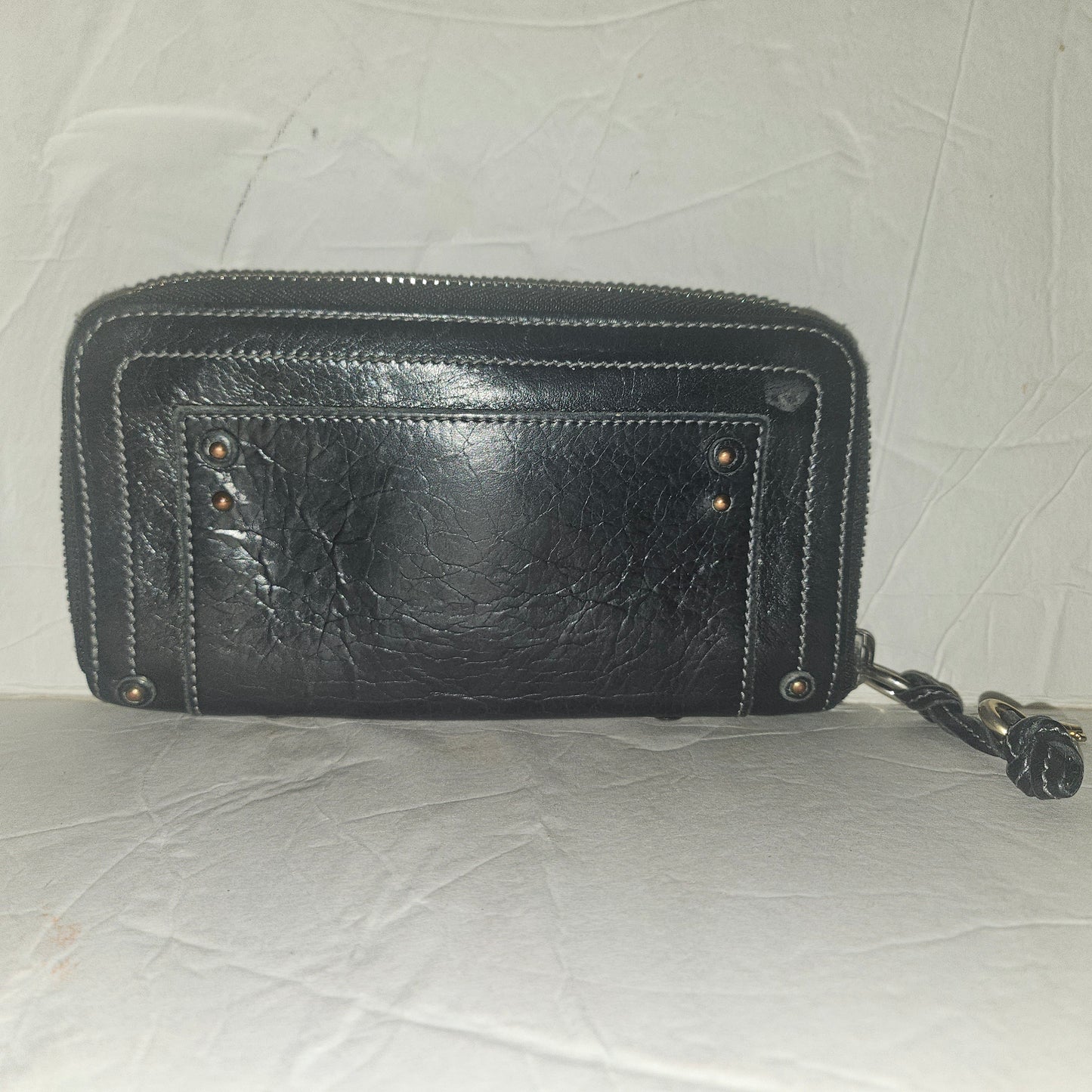 Chloe black leather Paddington continental wallet