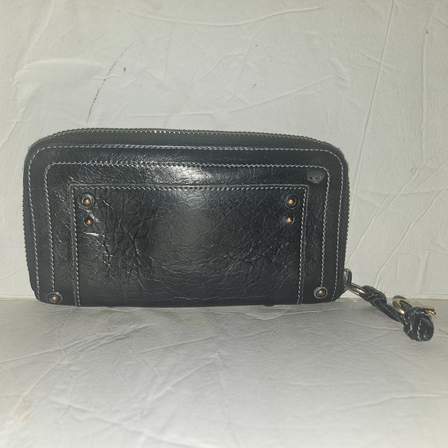 Chloe black leather Paddington continental wallet