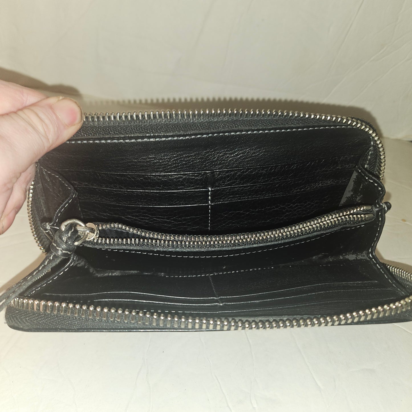 Chloe black leather Paddington continental wallet