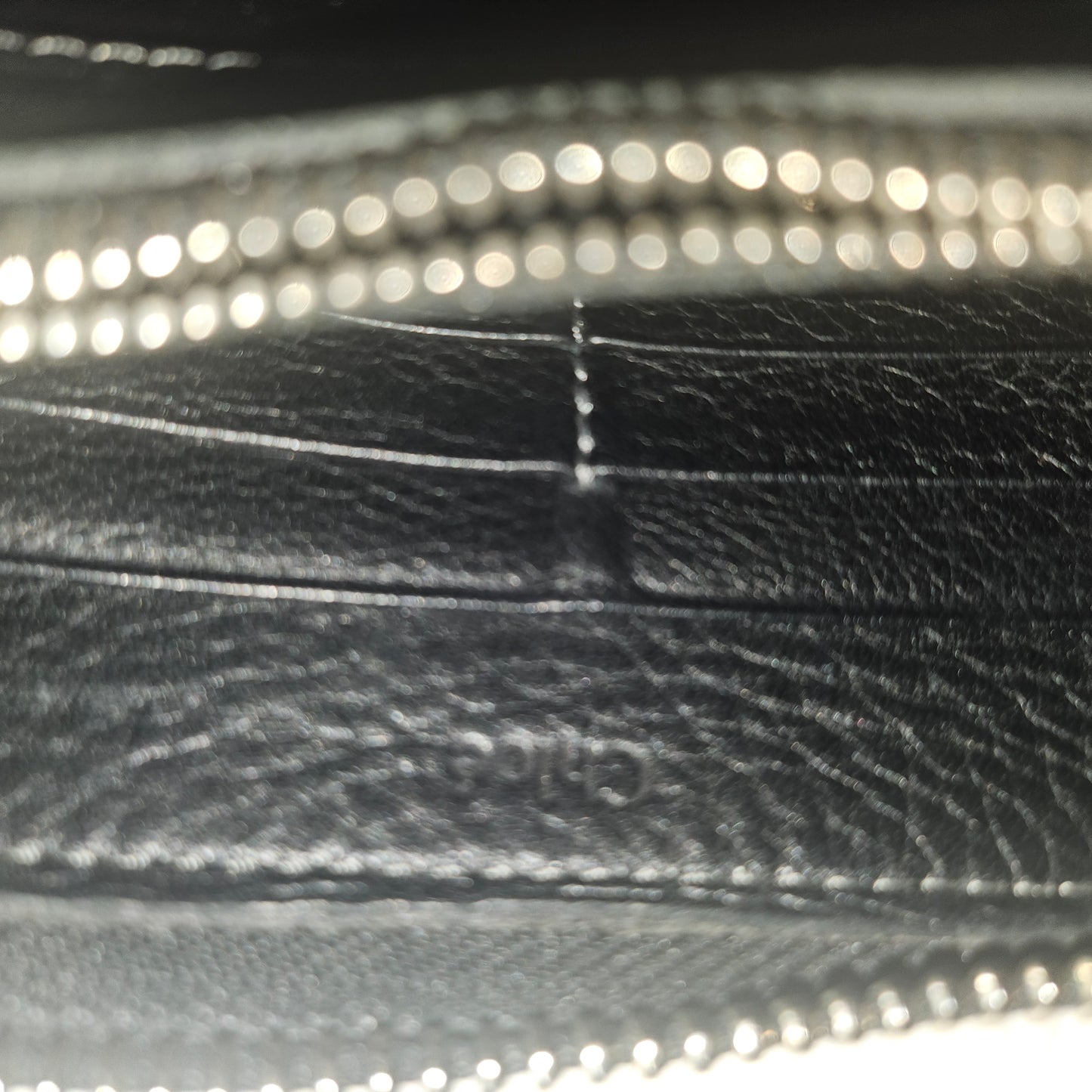 Chloe black leather Paddington continental wallet