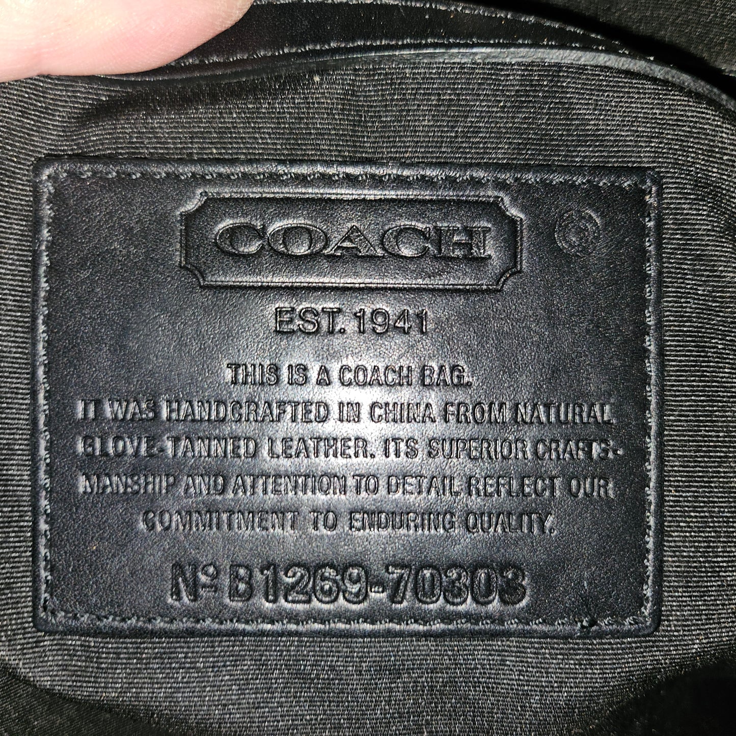 Coach black leather Bleecker Leather Commuter Laptop Briefcase
