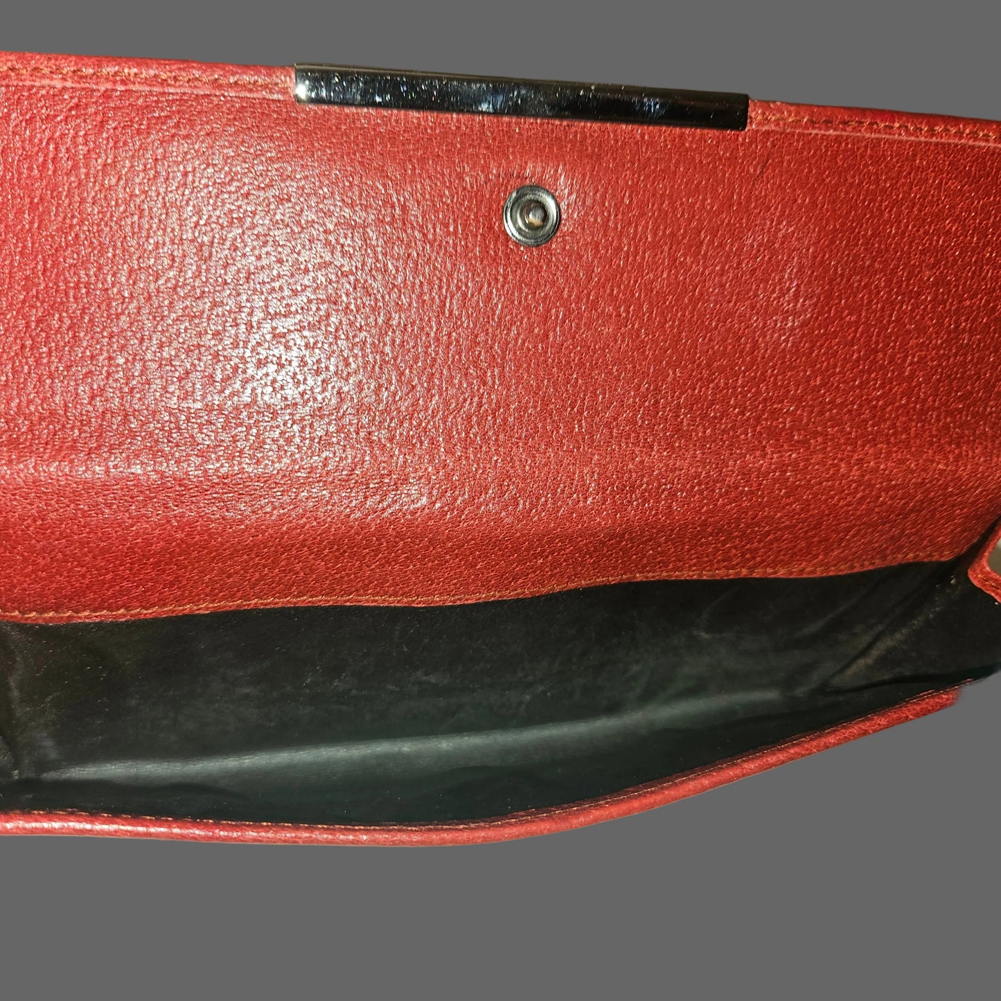 Gucci, red Guccissima print canvas and leather, XL size, wallet
