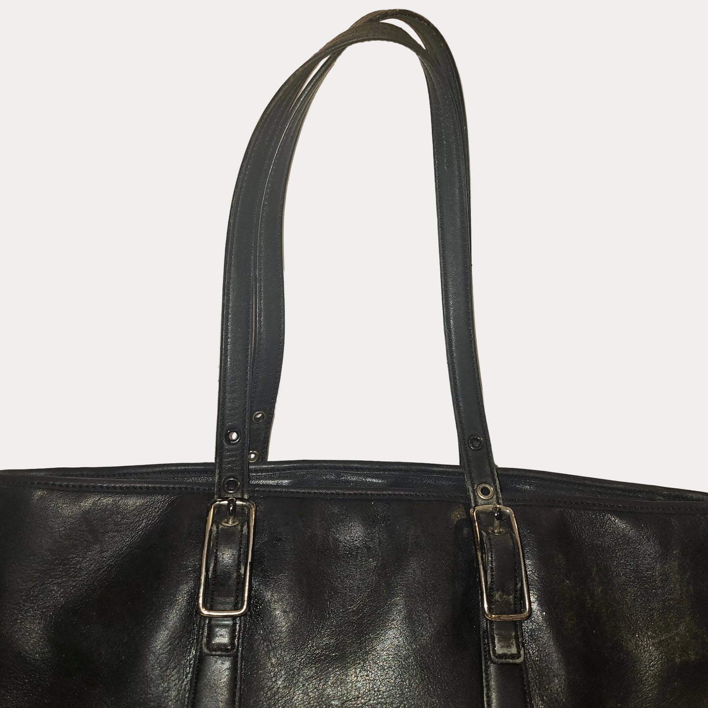 Coach black leather Legacy Market Tote