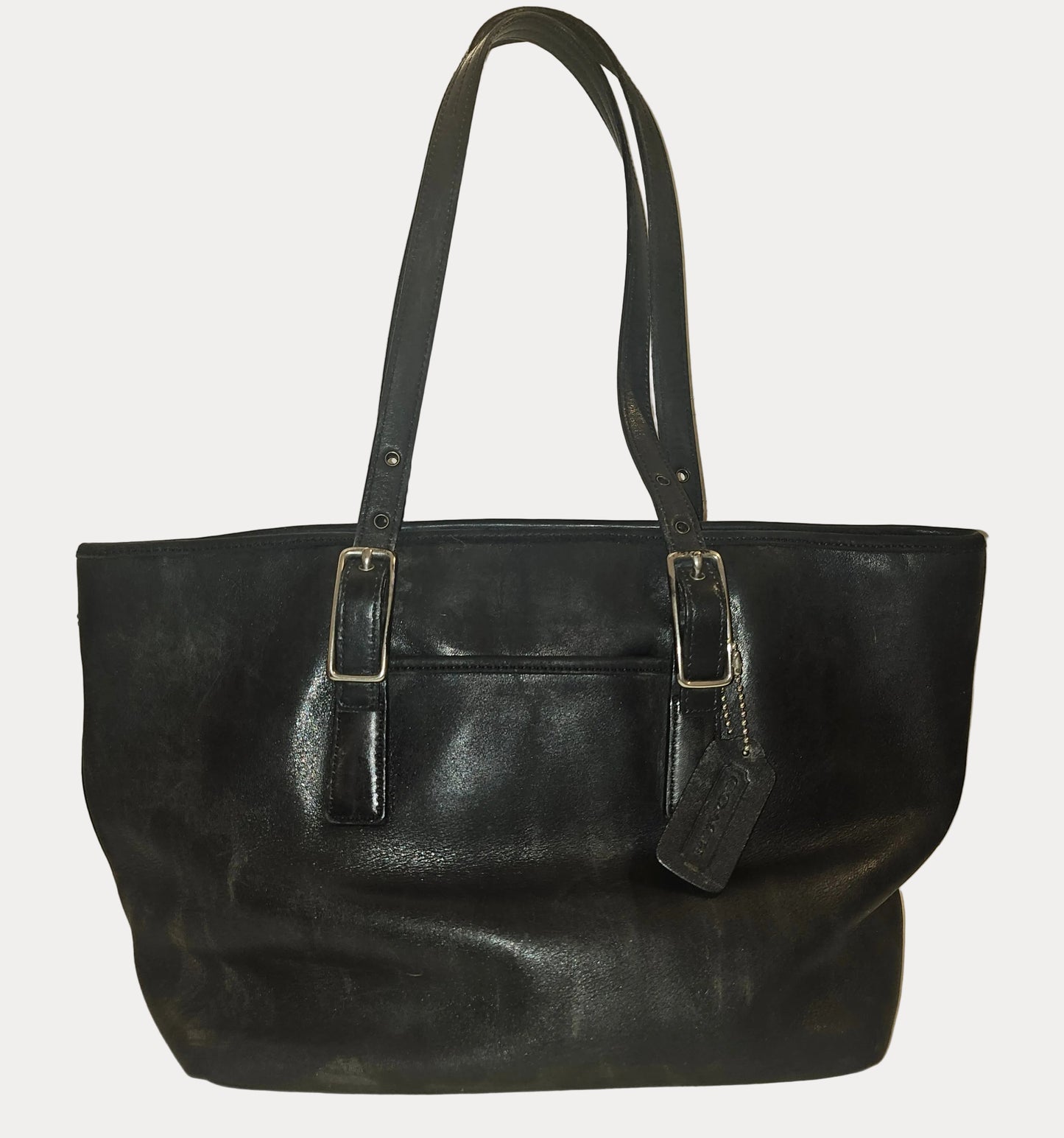 Coach black leather Legacy Market Tote