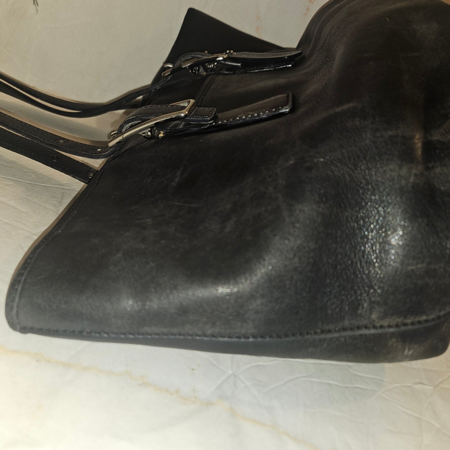 Coach black leather Legacy Market Tote