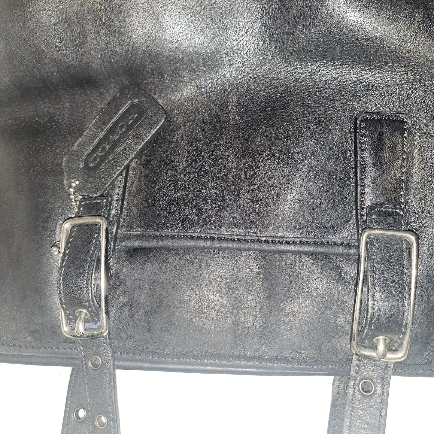 Coach black leather Legacy Market Tote