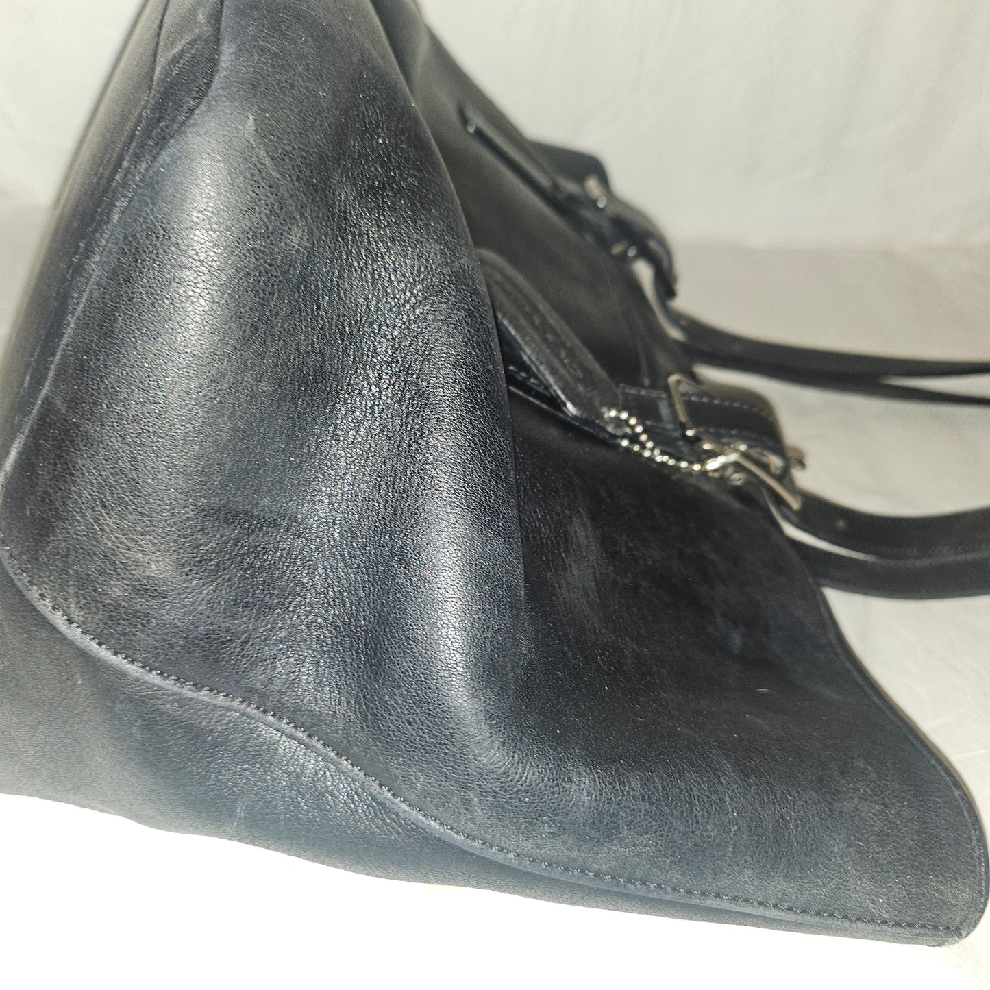 Coach black leather Legacy Market Tote