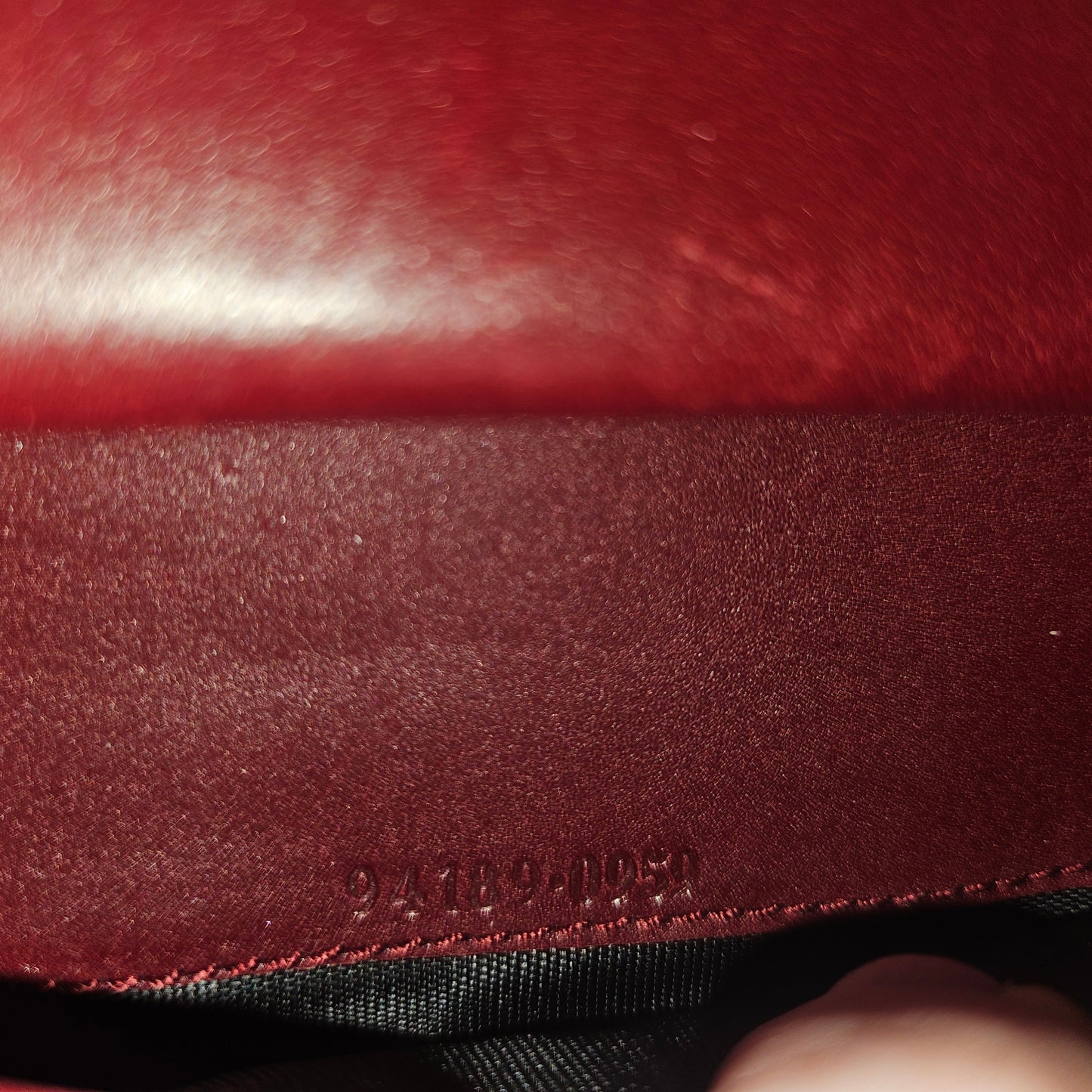RARE! Gucci Tom Ford era burgundy eel leather long wallet/clutch!