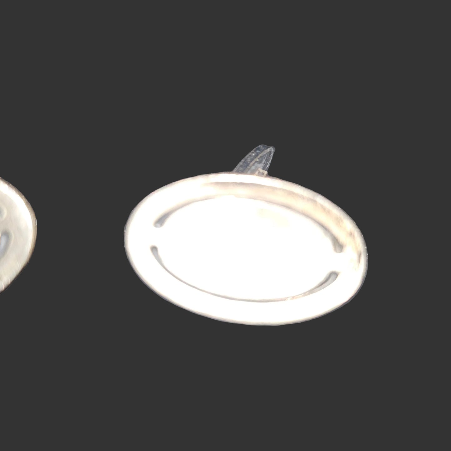 Georg Jensen sterling silver cufflinks with oxidized & engraved design