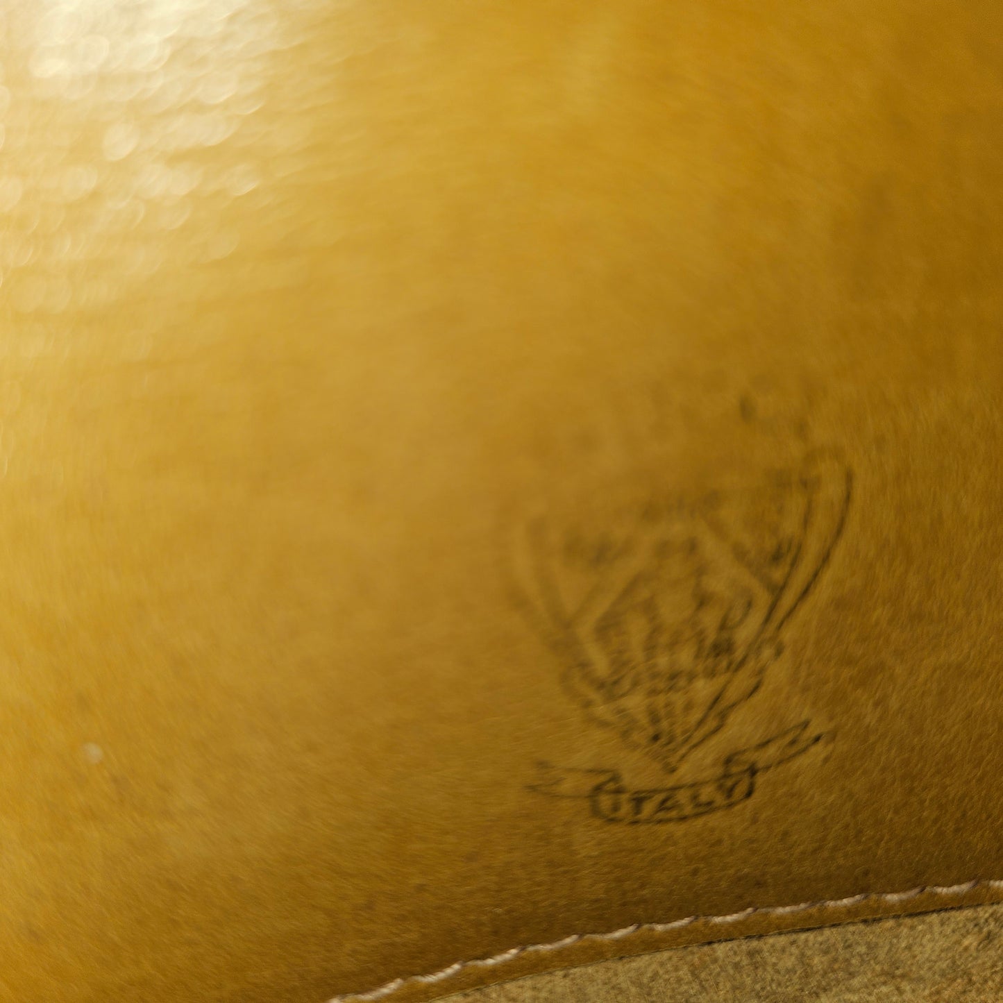 Gucci original 1955 horse-bit toffee & camel leather purse