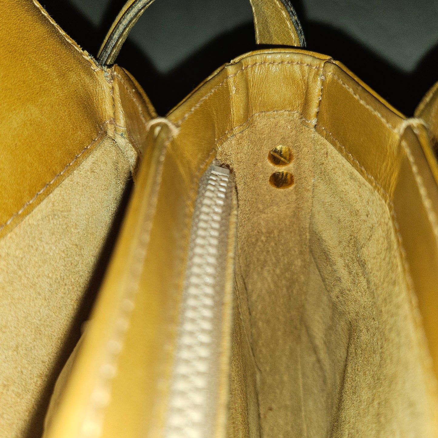 Gucci original 1955 horse-bit toffee & camel leather purse