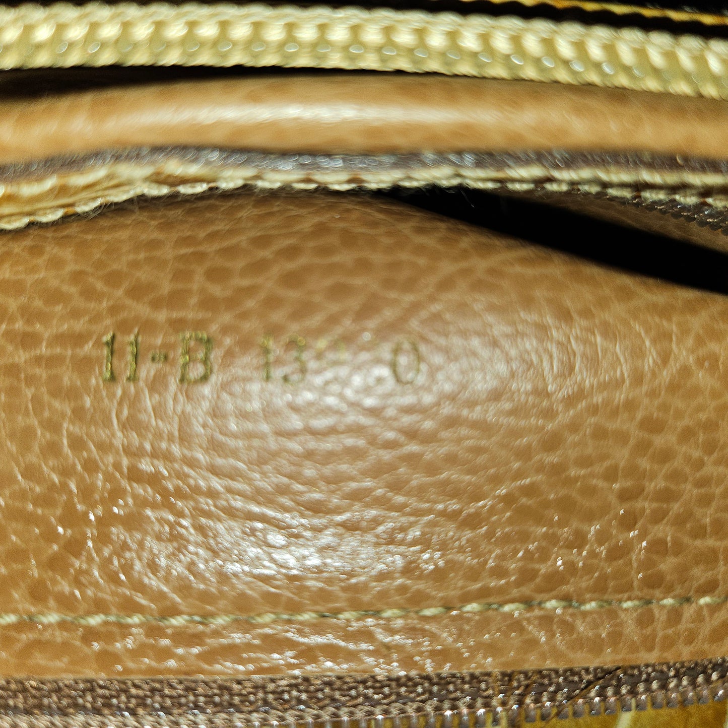 Fendi tan crocodile leather XL satchel two-way