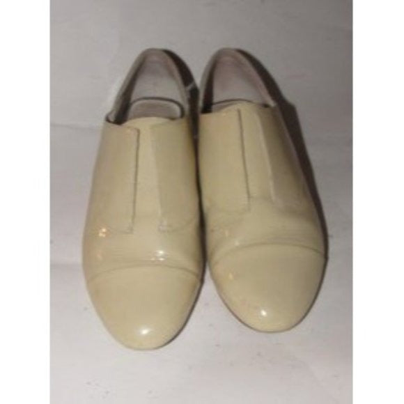 Tsubo Light Beige Pale Yellow Patent Loafer