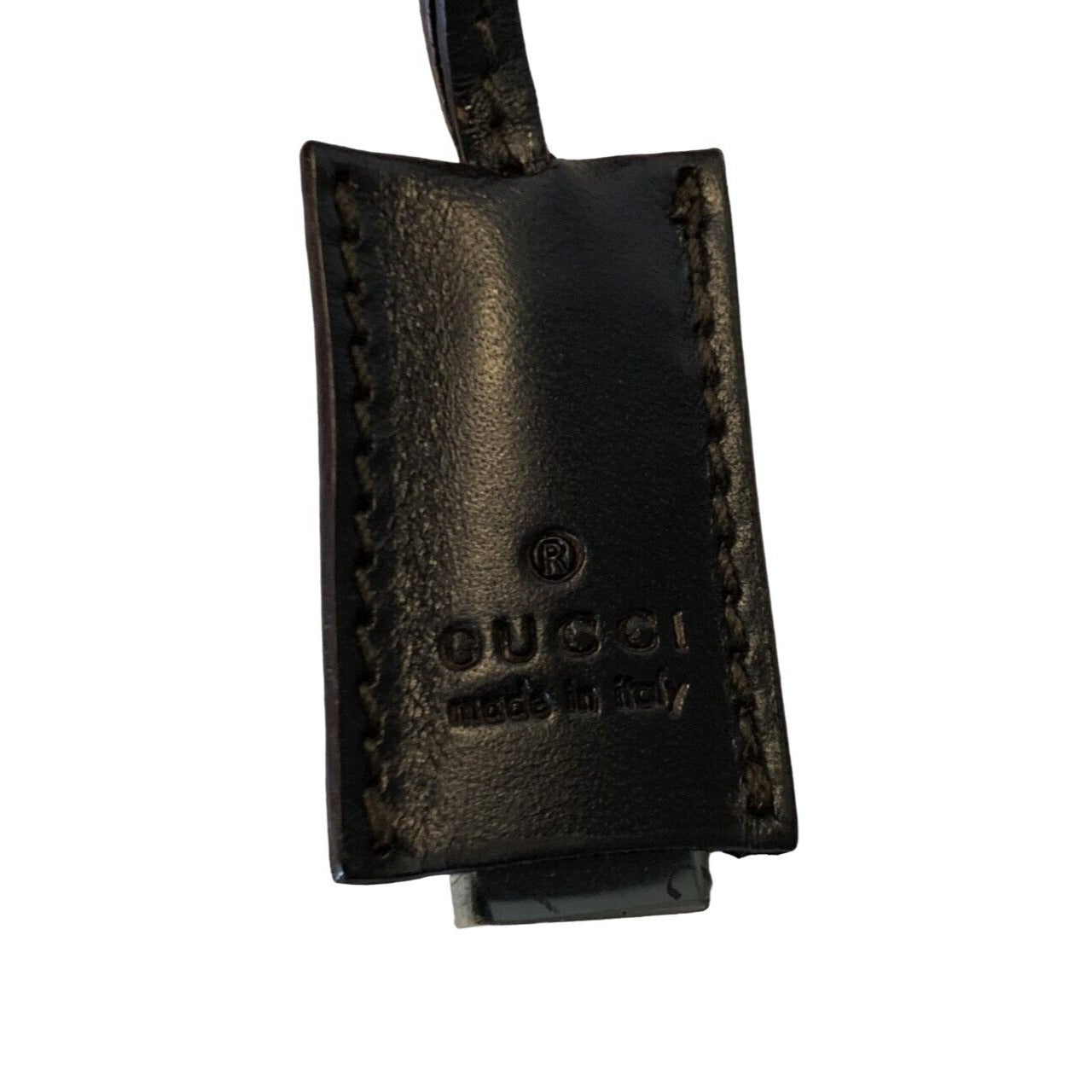 Gucci fur & black leather 1947 bamboo two-way purse- UNUSED!