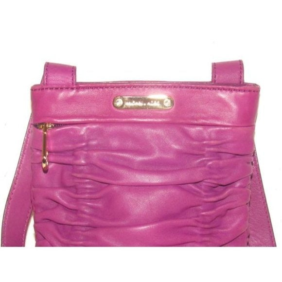 Michael Kors Plum Purple Ruched Shoulder Bag