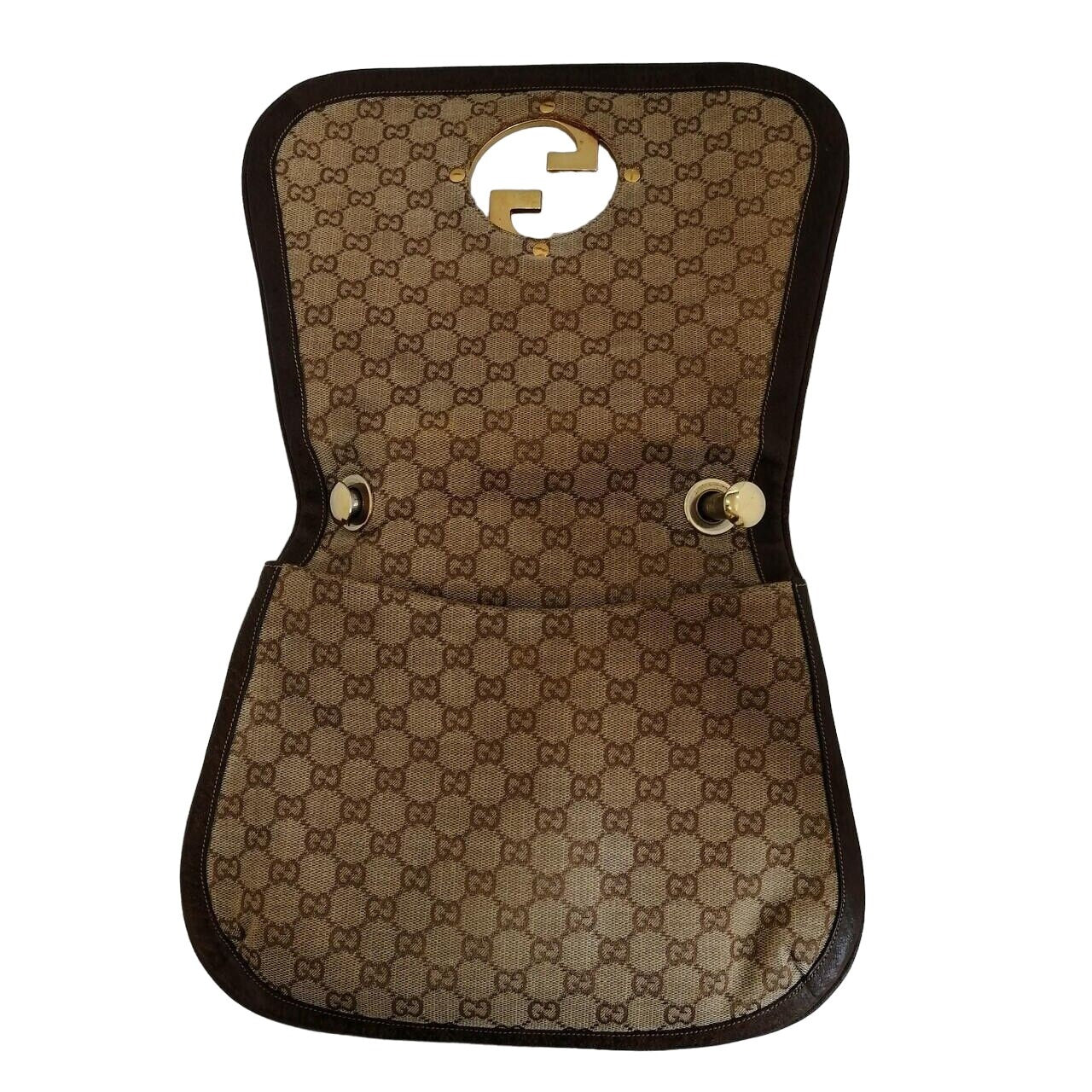 Gucci brown Guccissima print Blondie saddle bag