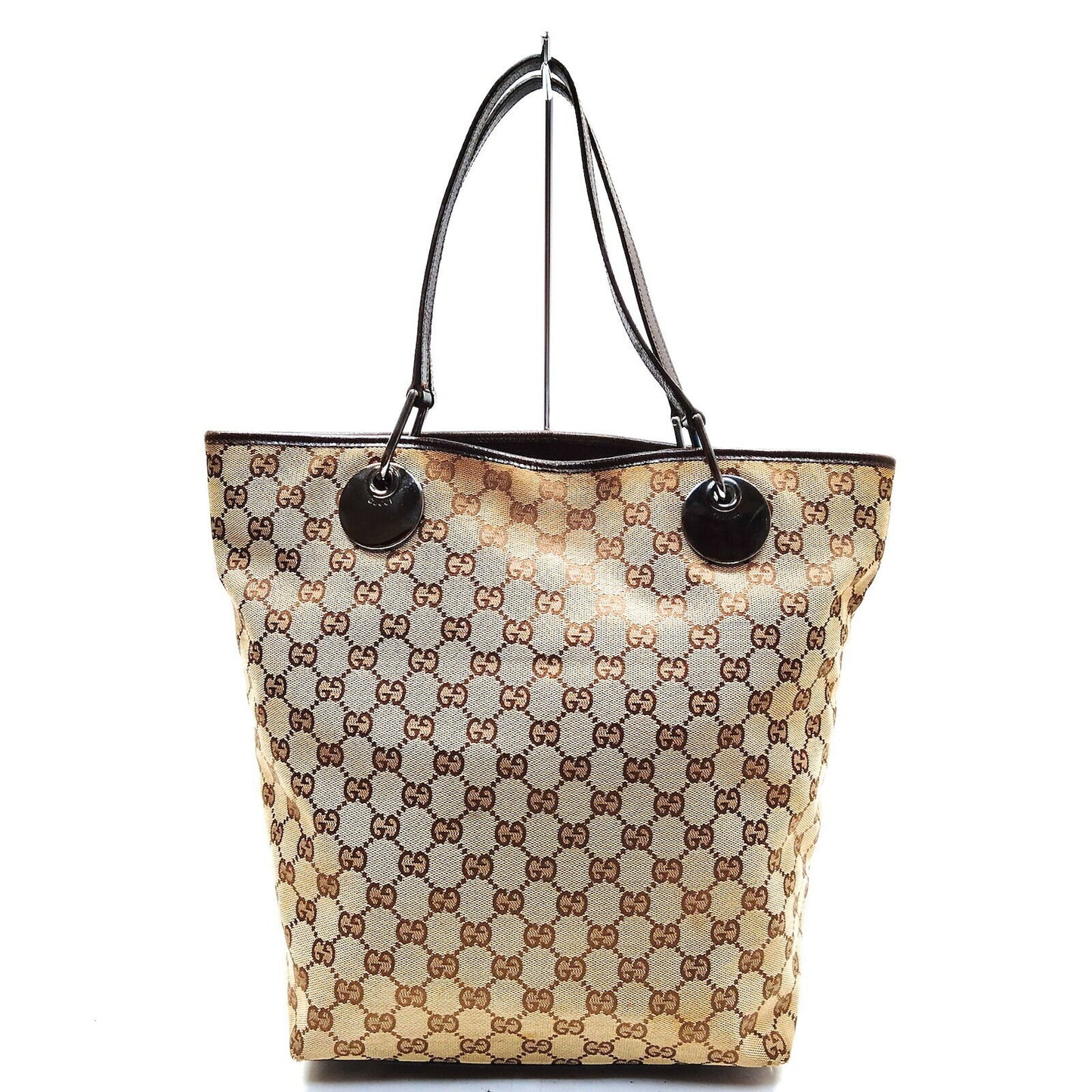 Gucci brown Guccissima print Tom Ford era Eclipse tote