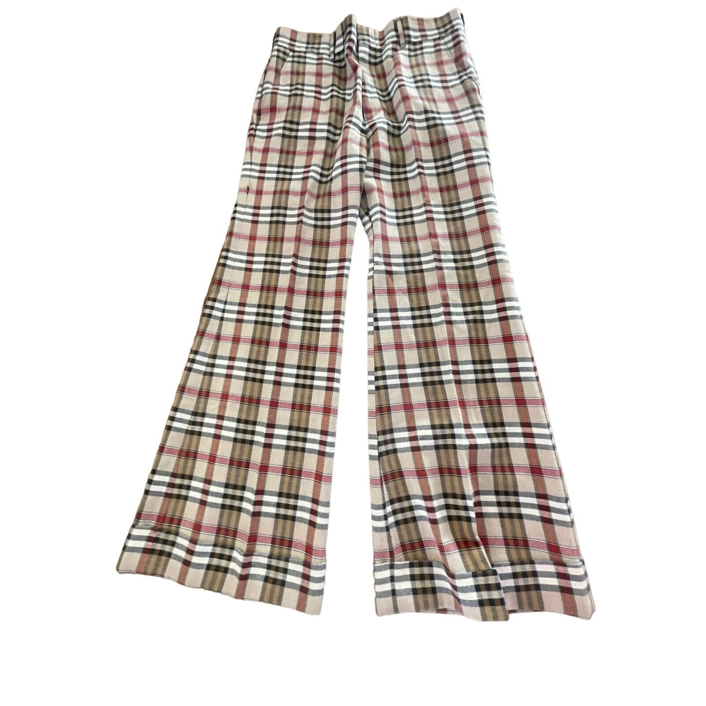 Levis 1970s, red tab Panatela plaid pants