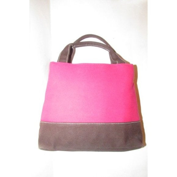 Kate Spade NY Color Block Hot Pink and Brown Bag