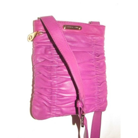 Michael Kors Plum Purple Ruched Shoulder Bag