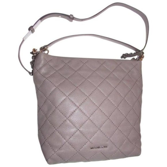 Michael Kors Grey Quilted XL Hobo Bucket Bag