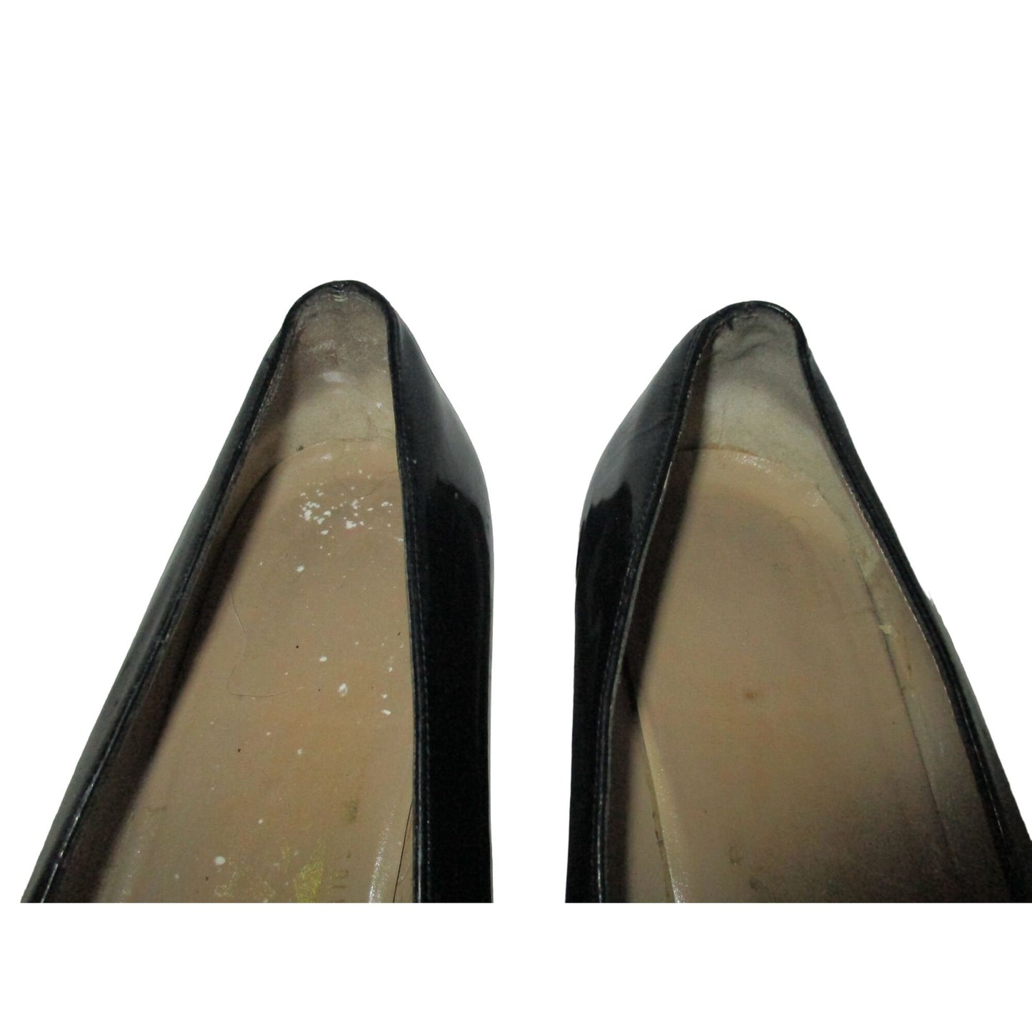 Salvatore Ferragamo Black Patent Leather Flats