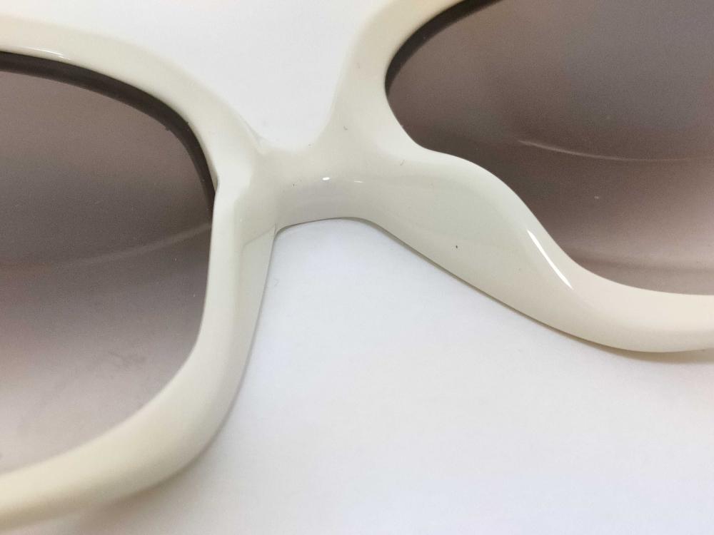 Dior Glossy 1 sunglasses with white oversized frames- that's hot!