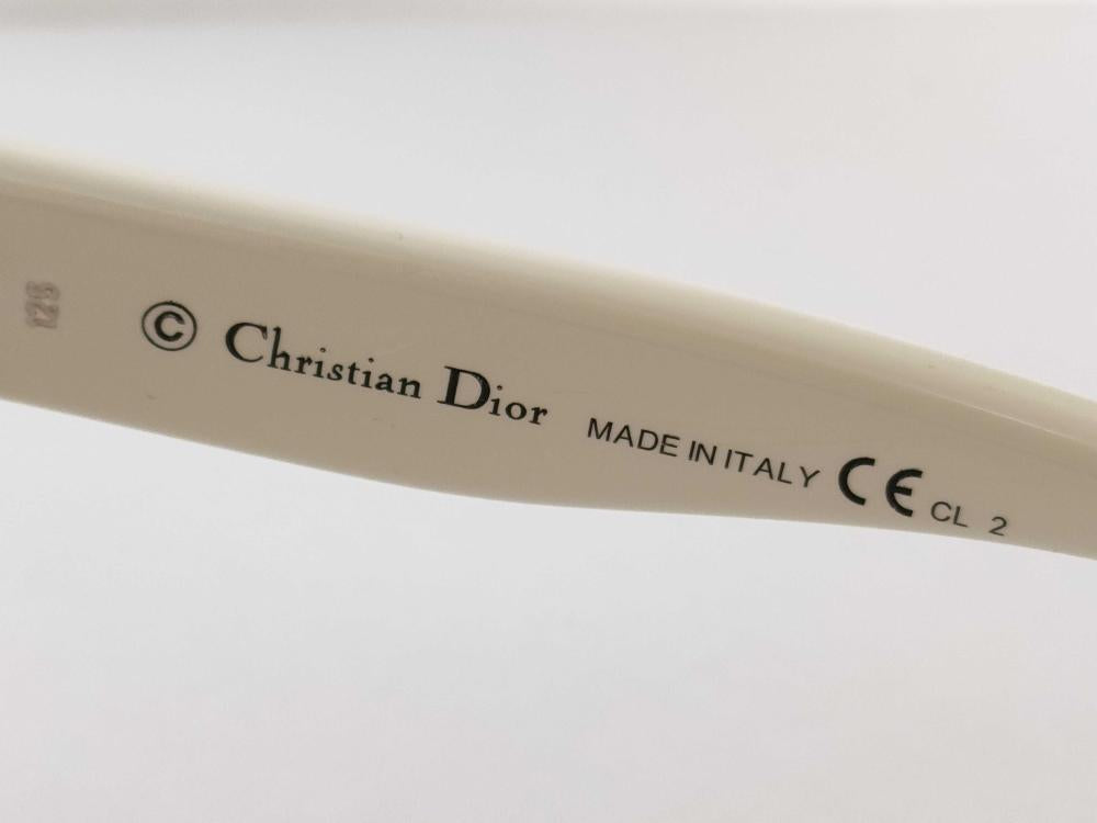 Dior Glossy 1 sunglasses with white oversized frames- that's hot!