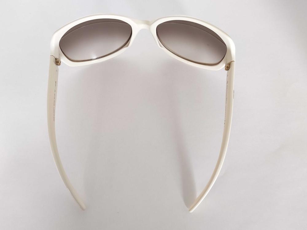 Dior Glossy 1 sunglasses with white oversized frames- that's hot!