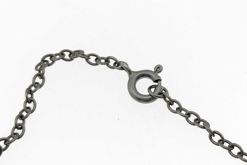 Georg Jensen 1998 sterling signature necklace with diamond