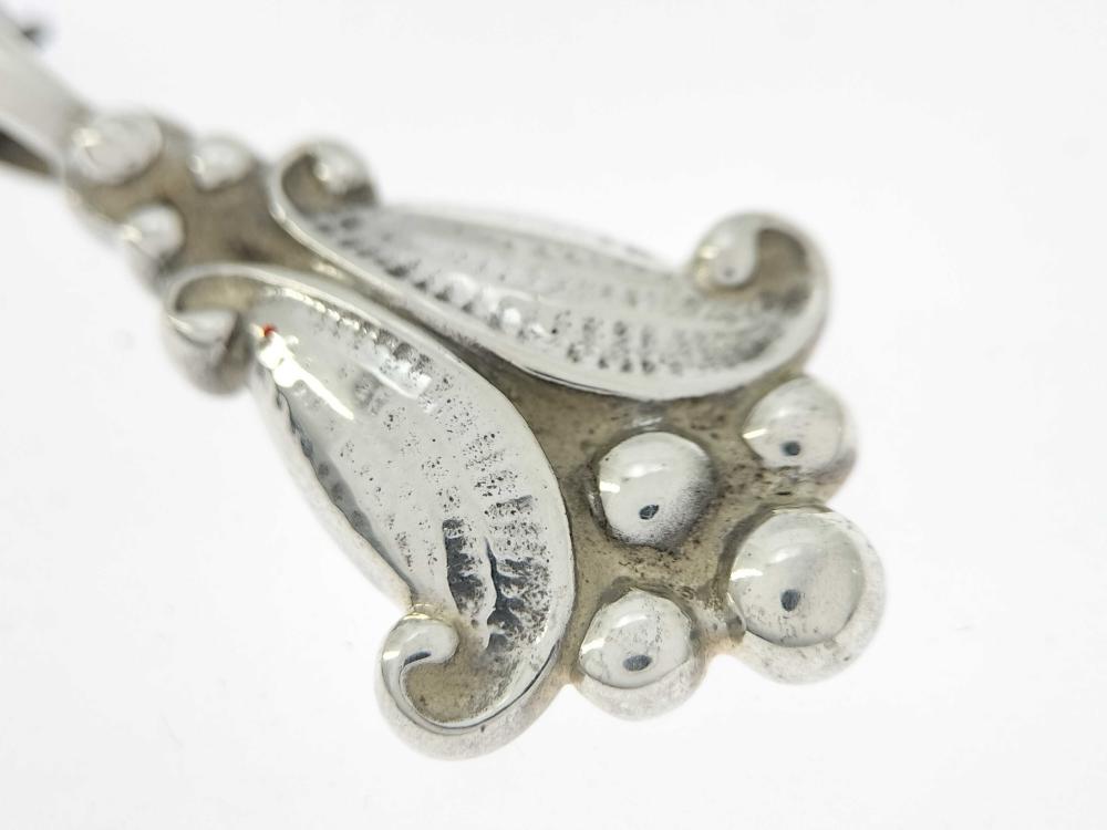 Georg Jensen 1998 sterling signature necklace with diamond