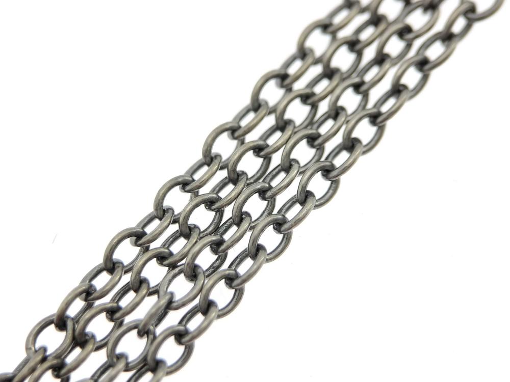 Georg Jensen 1998 sterling signature necklace with diamond