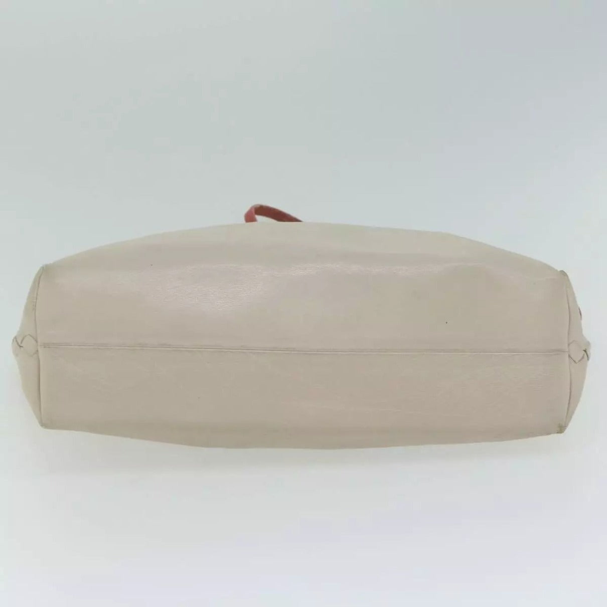 Bottega Veneta tomato red woven leather & ivory / taupe leather Cabat tote bag