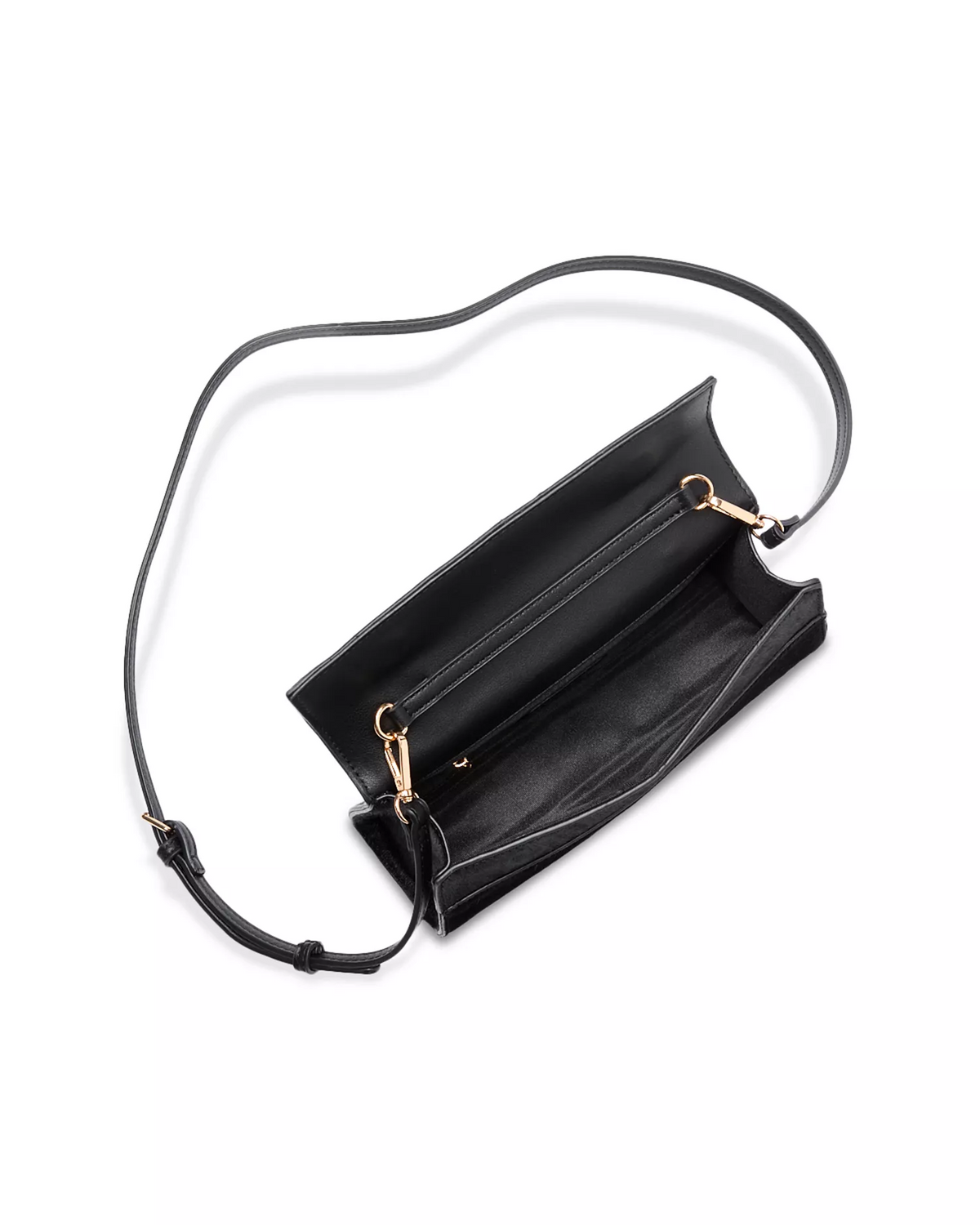 Aqua black pony hair & leather two way satchel