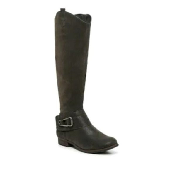 Crown Vintage Black Bonnie Knee High Boots