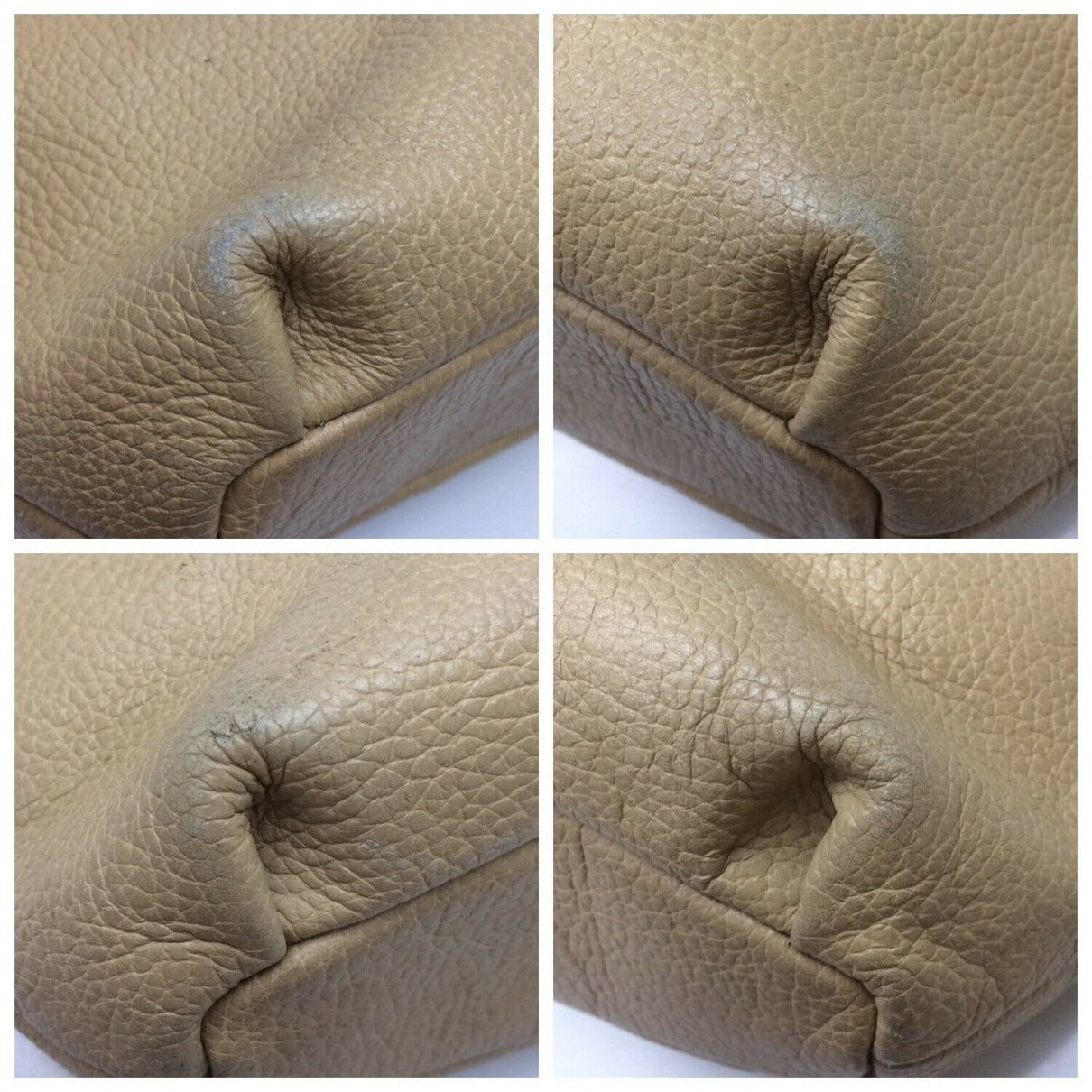 Vintage, Givenchy camel-coloured textured leather, large tote with a leather port hole/punch in the center of the top handle