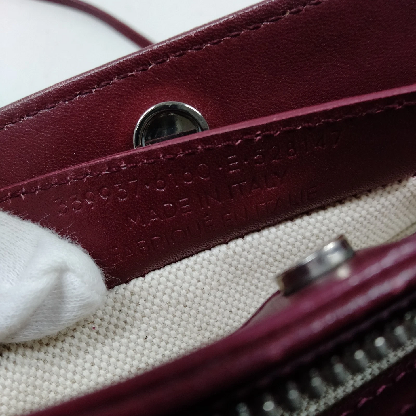 Balenciaga canvas & leather two-way classic logo purse