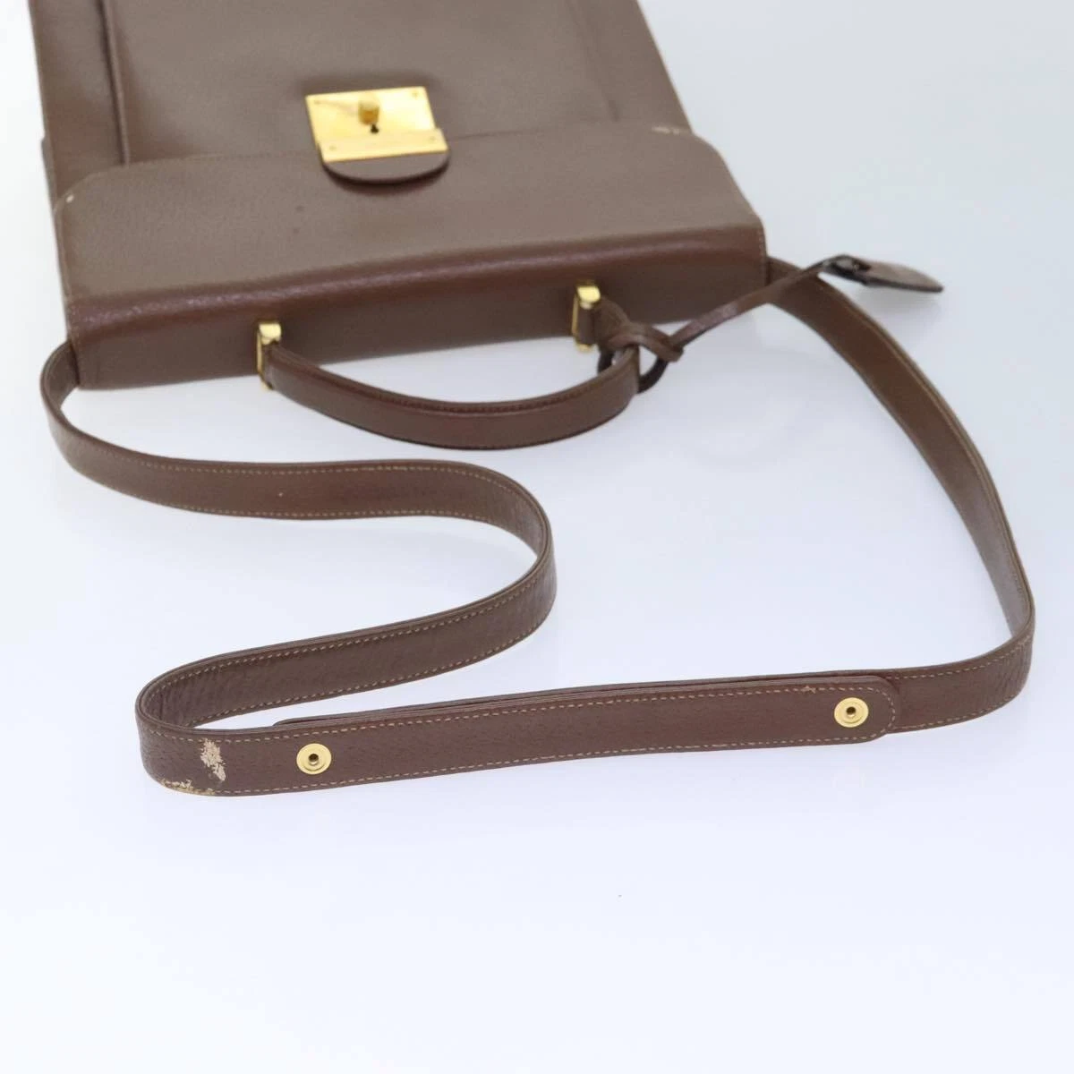 Gucci camel leather original 'Lady Lock style' two-way bag