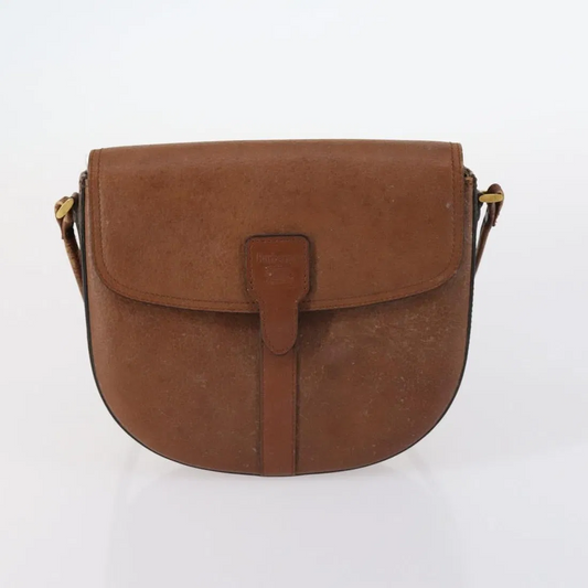 Burberry Haymarket Plaid/Nova Check with Knights Canvas & Camel Leather Cross body
