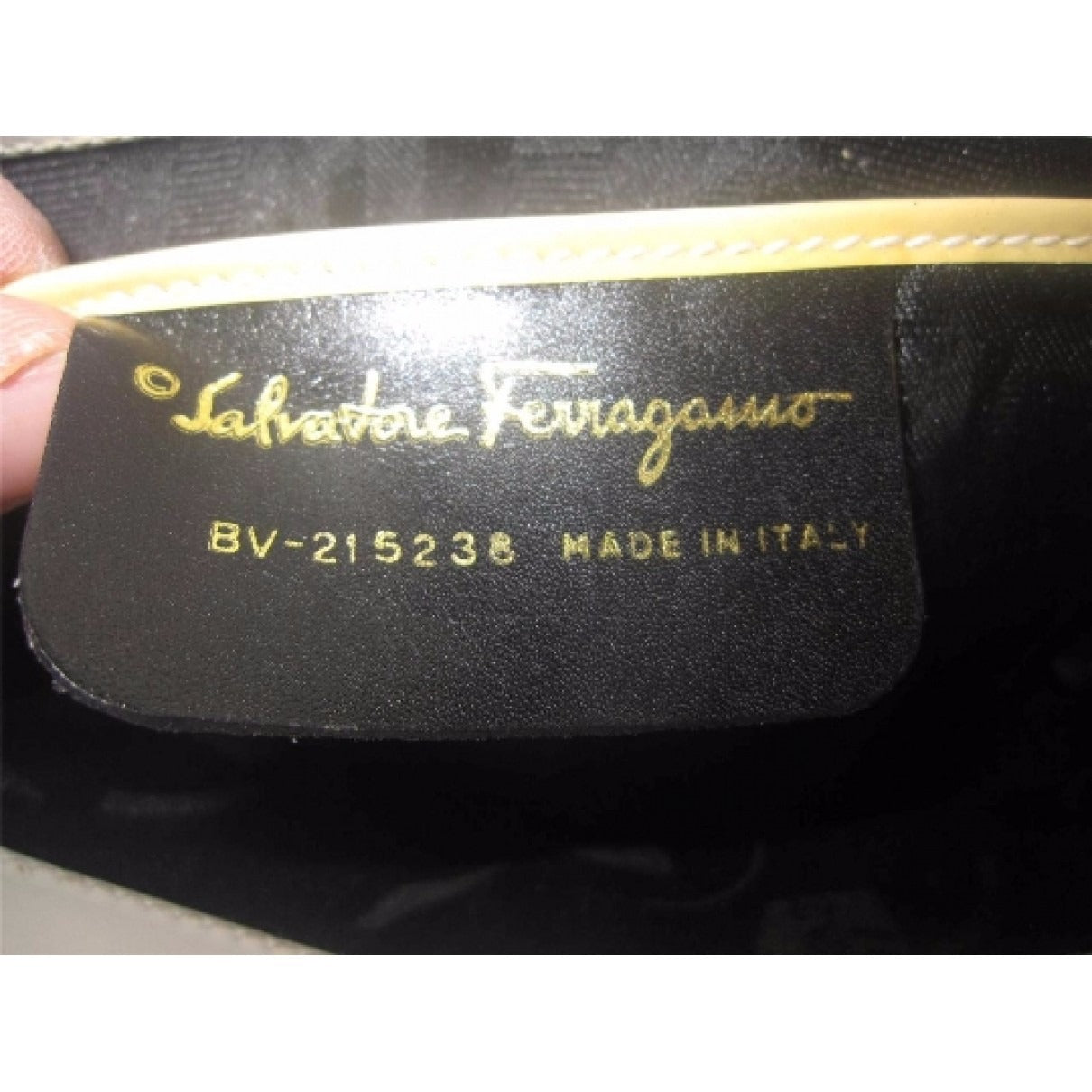 Ferragamo yellow patent leather two-way handbag- RE-RELEASED!