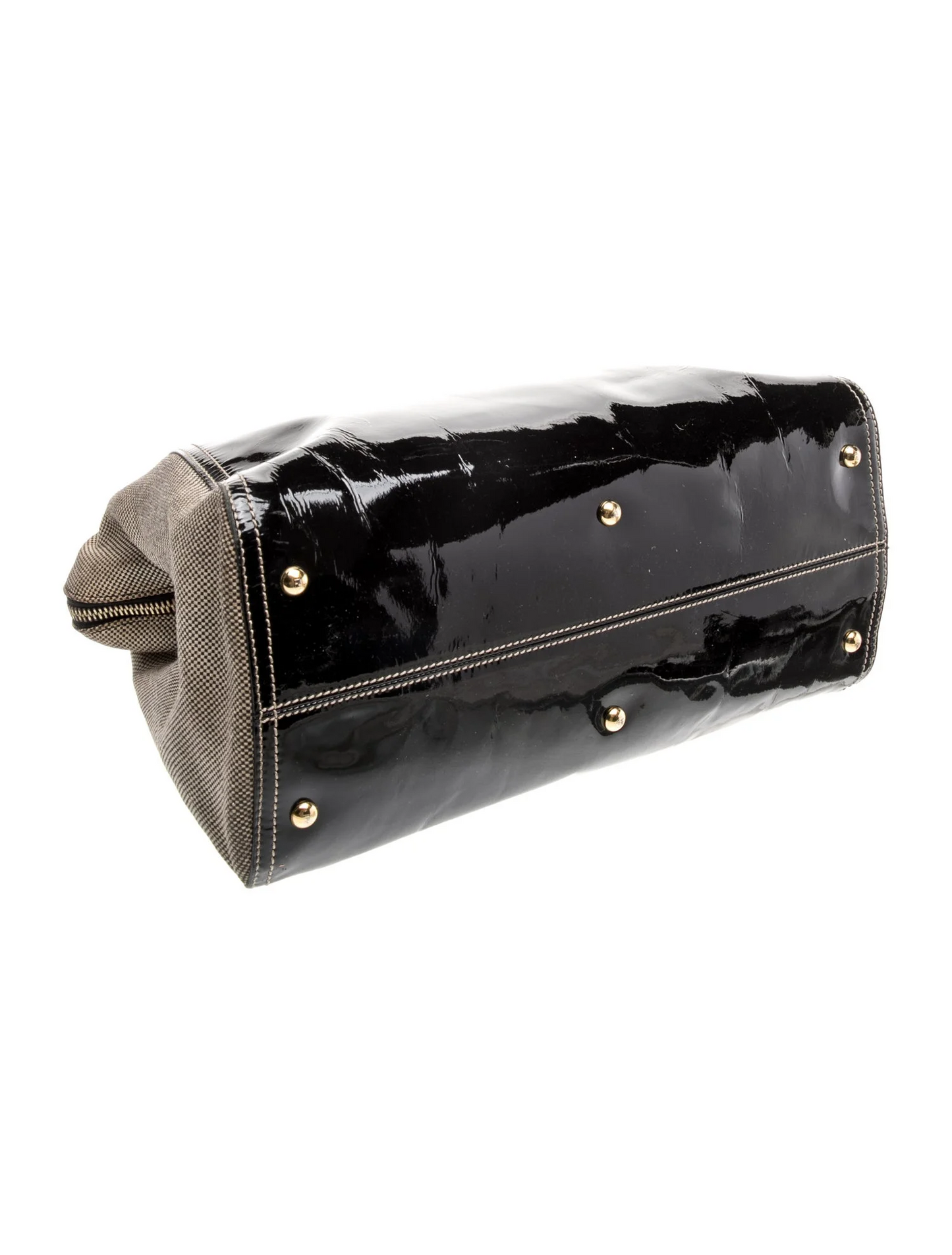 Fendi Zucca FF color block two-way chameleon top handle bag