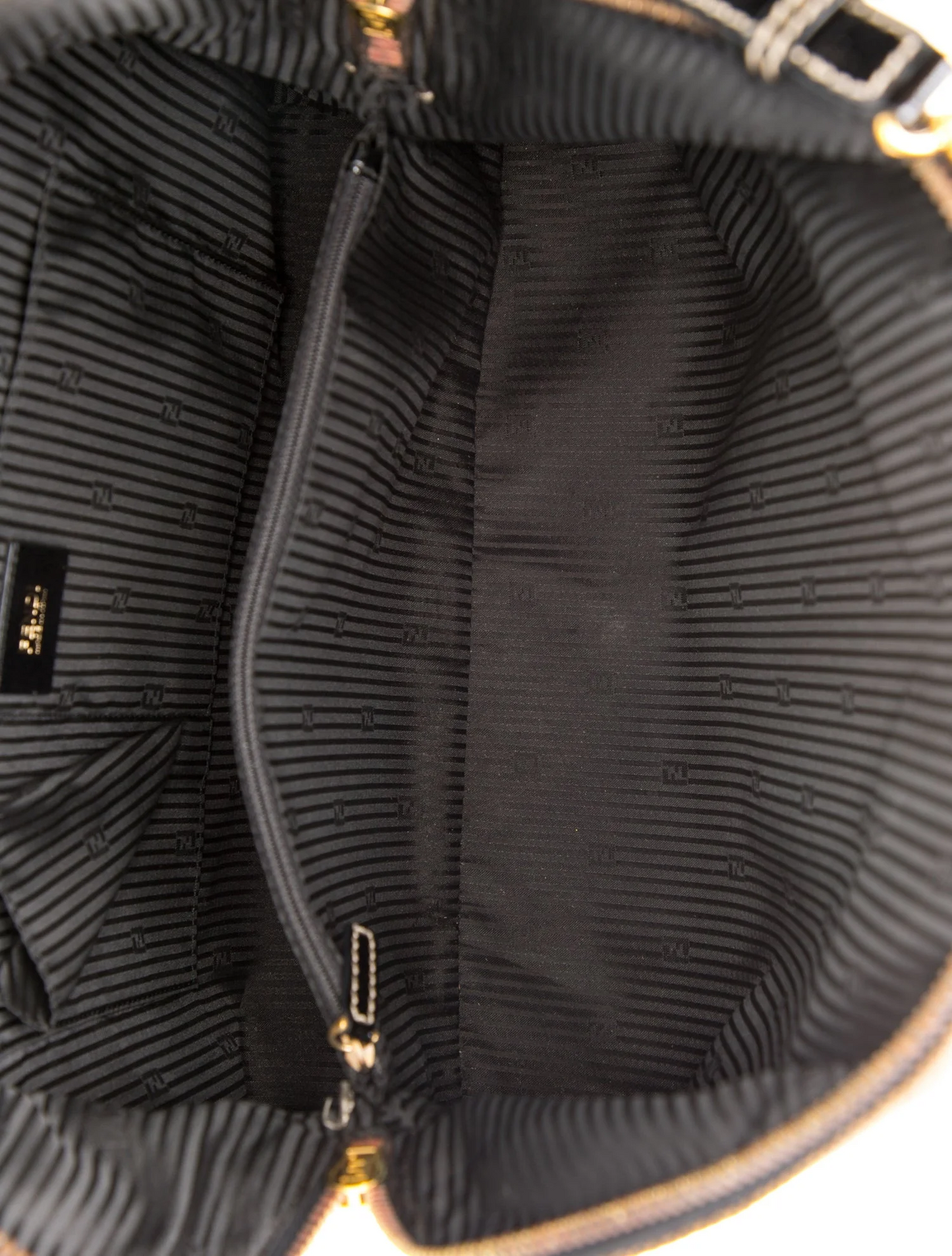 Fendi Zucca FF color block two-way chameleon top handle bag