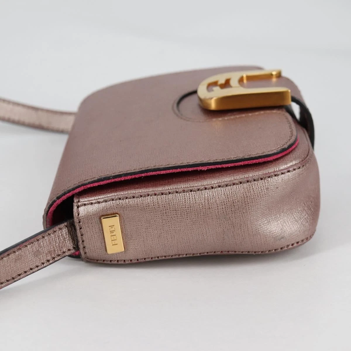 Fendi rose gold petite Chameleon cross body