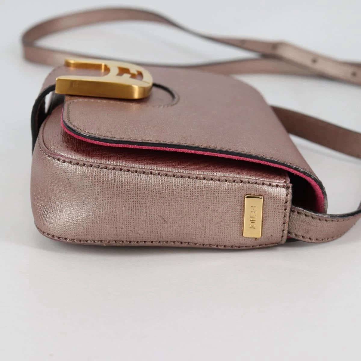 Fendi rose gold petite Chameleon cross body