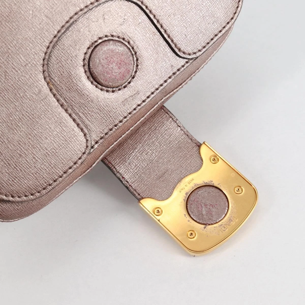 Fendi rose gold petite Chameleon cross body