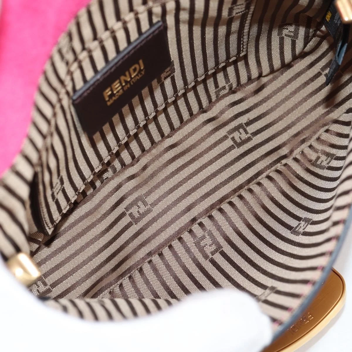 Fendi rose gold petite Chameleon cross body