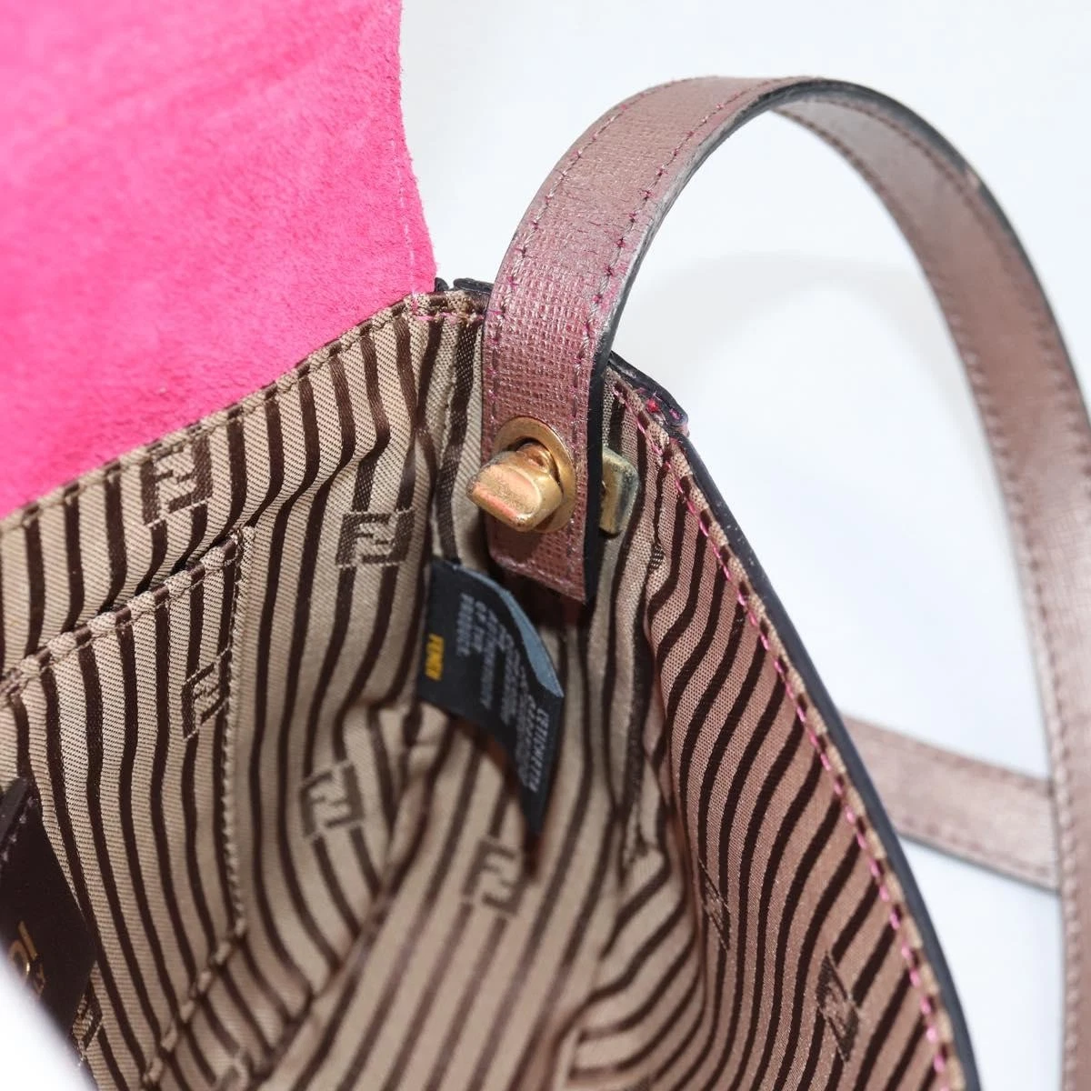 Fendi rose gold petite Chameleon cross body