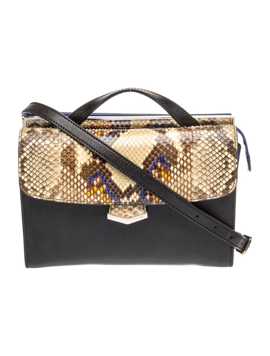 Fendi Demi Jour colorblock leather two-way